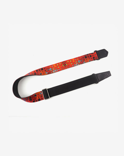 sunset guitar strap