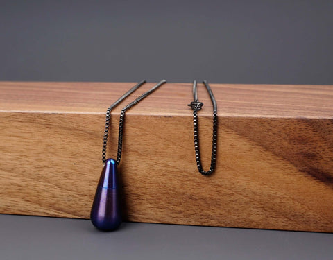 Keep your loved ones close with this personalized, waterproof titanium Cremation urn necklace. Holds human or pet ashes. A special way to honor & cherish forever-5