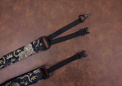 tiger and bamboo clip on ukulele hook strap, no drill, no button-4
