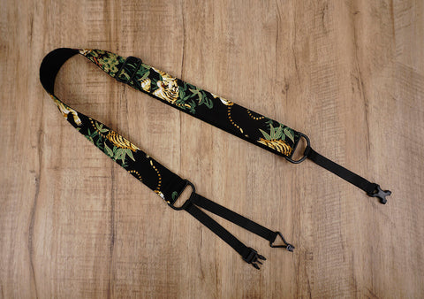 tiger ukulele strap with hook, no button, no drill -2