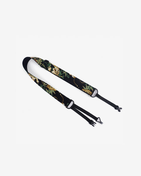 tiger ukulele strap with hook, no button, no drill -1