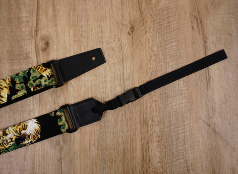 tiger ukulele shoulder strap with leather ends -4