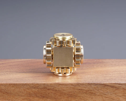 EDC Brass Fidget Spinner Toy