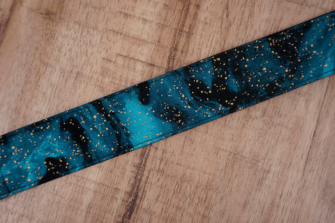 universe space ukulele shoulder strap with leather ends-6