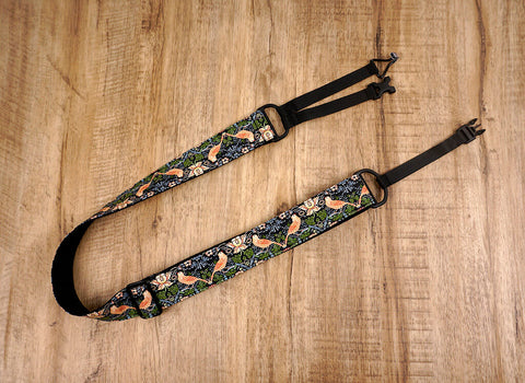 yellow bird vintage clip-on ukulele hook strap-2