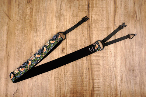 yellow bird vintage clip-on ukulele hook strap-3