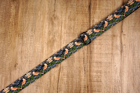 yellow bird vintage clip-on ukulele hook strap-5