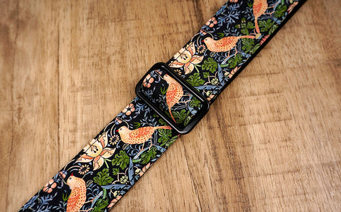 yellow bird vintage clip-on ukulele hook strap-6