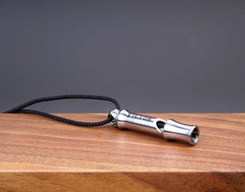 Personalized Titanium Necklace Whistle for Sports and Survival, Personalized Outdoor Adventure Gear and Gifts-5