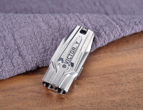 Personalized Spaceship Titanium Necklace Whistle for Sports and Survival, Personalized Outdoor Adventure Gear and Gifts-3
