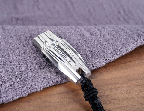 Personalized Spaceship Titanium Necklace Whistle for Sports and Survival, Personalized Outdoor Adventure Gear and Gifts-5