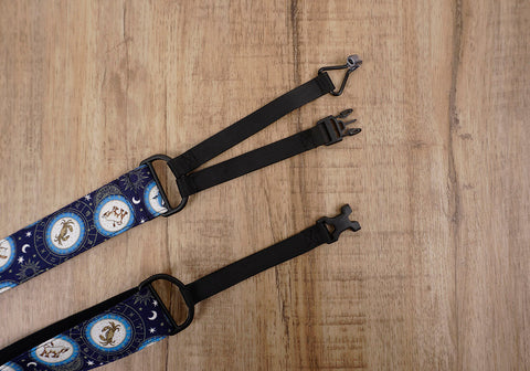 zodiac signs clip on ukulele hook strap no drilling, no button-4