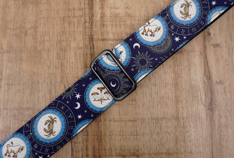 zodiac signs clip on ukulele hook strap no drilling, no button-5