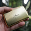 Personalized Solid Brass Cigarette Case