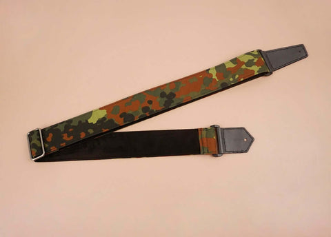 guitar strap with camouflage-1 printed-front-3