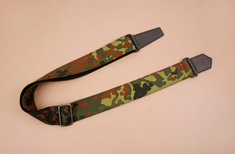 guitar strap with camouflage-1 printed-front-4
