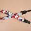ukulele shoulder strap with hill and forest printed-front-3