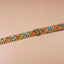 ukulele shoulder strap with red daisy floral printed-detail-1