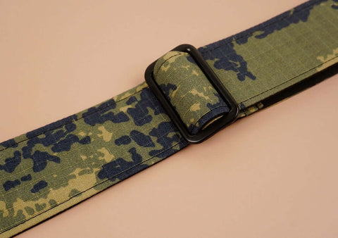 ukulele shoulder strap with camouflage printed-detail-3