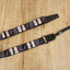 lucky cat leather ends ukulele shoulder strap-blue-front