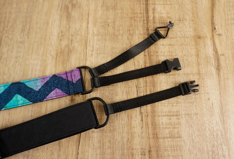 4uke J hook clip-on ukulele strap with Color fantasy printed-detail-4