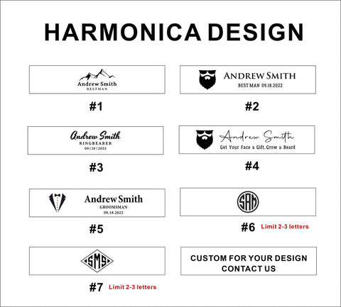 Custom Stainless Steel Harmonica design