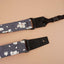 ukulele shoulder strap with magnolia flower printed-detail-1