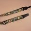 ukulele shoulder strap with flowers garden printed-front-1
