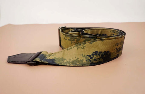 guitar strap with camouflage-2 printed-front-4