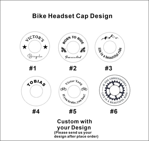 Diamond Bike Headset Cap
