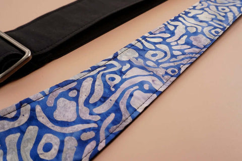 4uke guitar strap with maze printed-geometric patterns