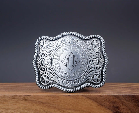 Made in USA Personalized Belt Buckle, Groomsman Belt Buckle, Cowboy Be –  Oak Tree Trade