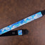 Van Gogh Starry Night guitar strap with leather ends-8