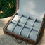 Personalized Walnut Watch Box Organizer with 8 Divider Slots, engraved watch box, Soft Velvet Pillows, father of the bride gift-2