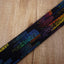 Neon city guitar strap with leather ends-5