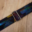 Neon city guitar strap with leather ends-6