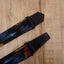 Neon city guitar strap with leather ends-7