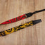 Passionate Africa ukulele shoulder strap with leather ends-3