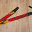 Passionate Africa ukulele shoulder strap with leather ends-2
