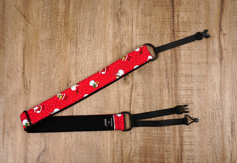 Santa Claus and snowman clip on ukulele hook strap-2