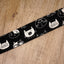 white cat clip on ukulele hook strap-4