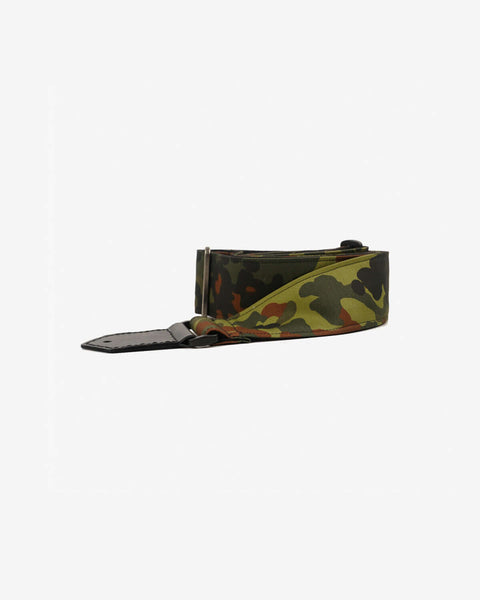 guitar strap with camouflage-1 printed-front-1