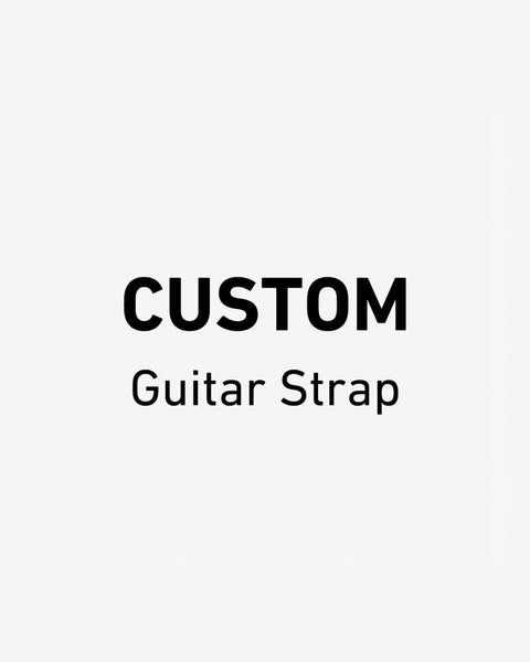 Custom Guitar Strap With Name