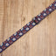Thorn Daisy ukulele shoulder strap with leather ends-6