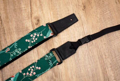 green bird vintage ukulele shoulder strap-4