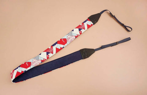 hill and forest printed camera strap-2