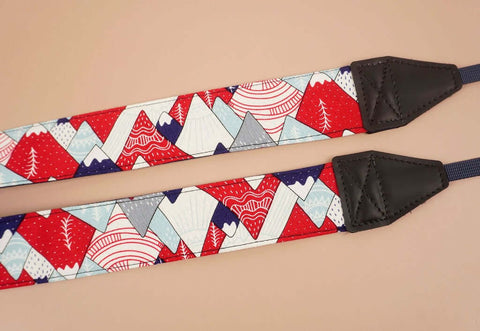 hill and forest printed camera strap-7