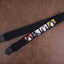monkey funny face guitar strap with leather ends-2