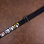 monkey funny face guitar strap with leather ends-4