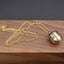 Customized Waterproof Chestnut Cremation Urn Necklace for Pet and Human Ashes - Personalized Memorial Keepsake Jewelry for Men and Women-4